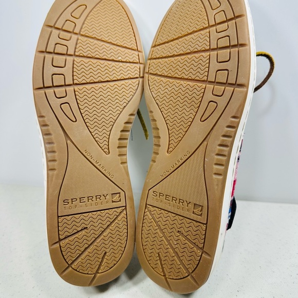 Navy Boat Shoes with Yellow Laces - Picture 7 of 8